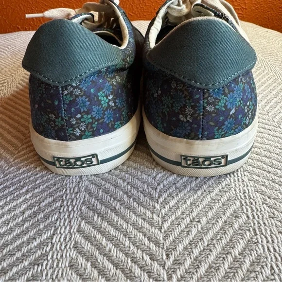 Taos Footwear Blue Floral Sneakers - Picture 5 of 11